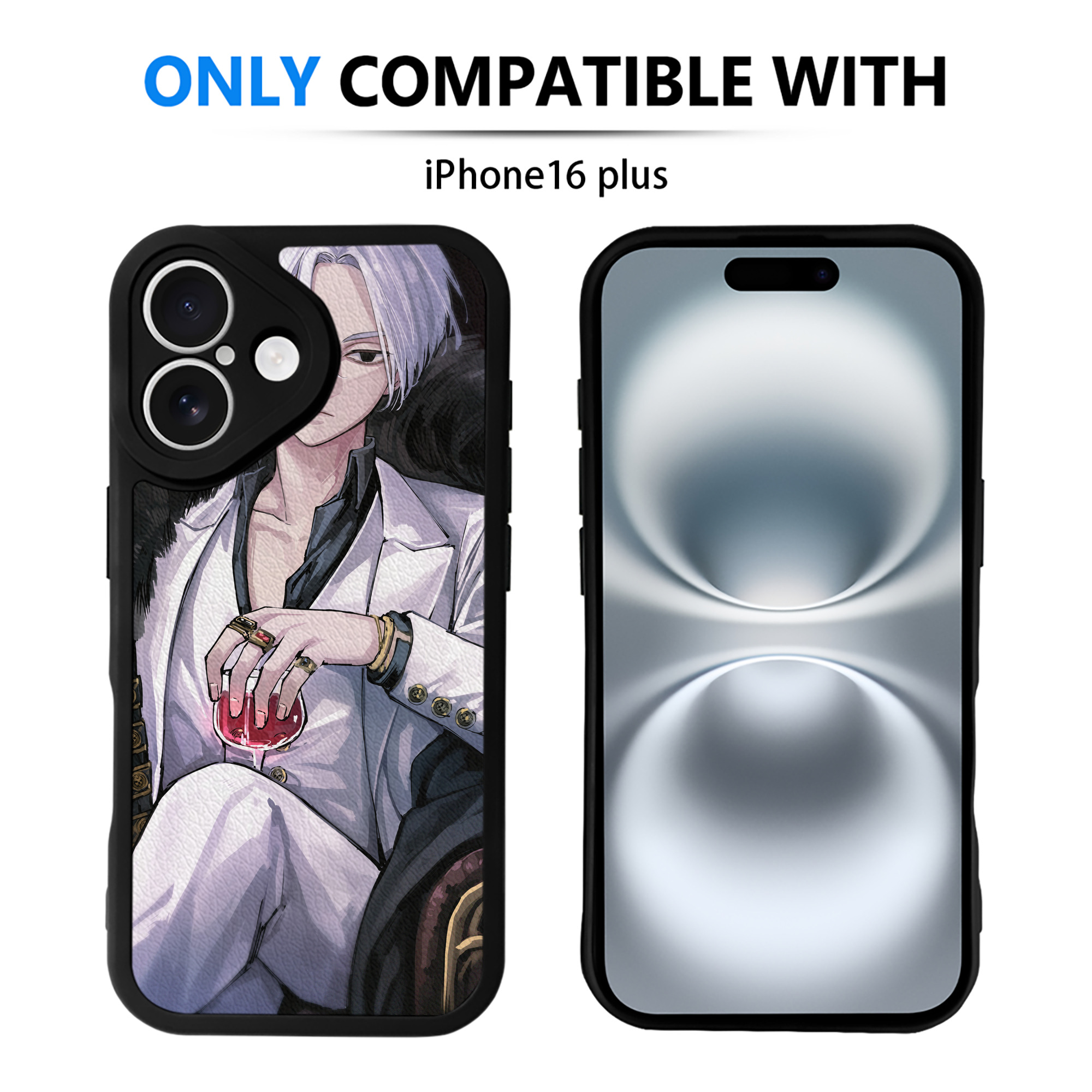 （画像用） 東京リベンジャーズ Tokyo Revengers 【iPhone 16シリーズ対応】シリコンスマホケース（レザー調） 材質：シリコン